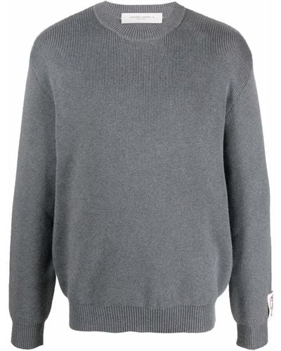 Golden Goose Logo Cotton Sweatshirt - Grey