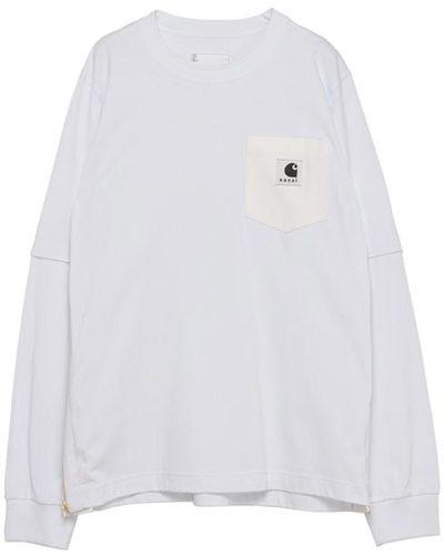 Sacai Shirt With Logo - White