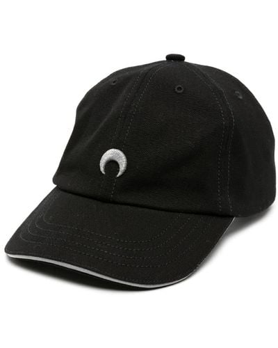Marine Serre Hats - Black