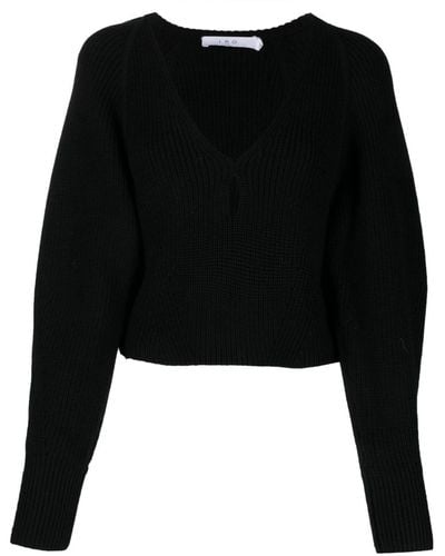 IRO Adsila V-neck Jumper - Black