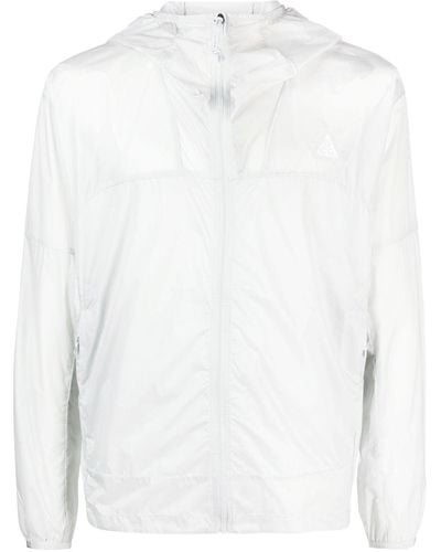 Nike Acg Cinder Cone Windbreaker Jacket - White