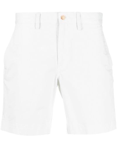 Polo Ralph Lauren Embroidered Bermuda Shorts - White