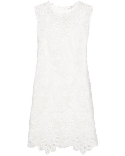 Ermanno Scervino Lace Mini Dress - White