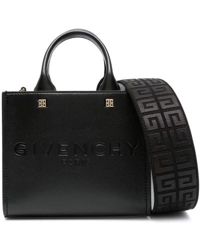 Givenchy Mini G-tote Leather Bag - Black