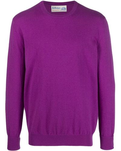 Ballantyne Cashmere Sweater - Purple