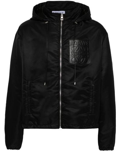Loewe Anagram-embossed Zipped Jacket - Black