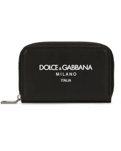 Dolce & Gabbana Portafoglio con stampa - Nero