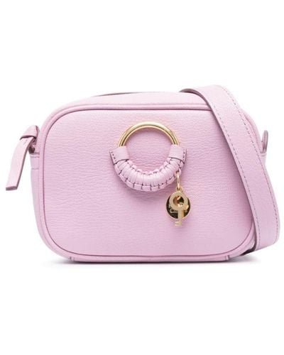 See By Chloé Hana Leather Camera Bag - Pink