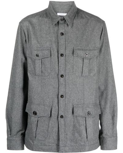 Boglioli Saharan Wool Shirt - Grey