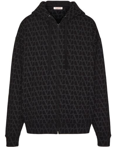 Valentino Cotton Sweatshirt - Black