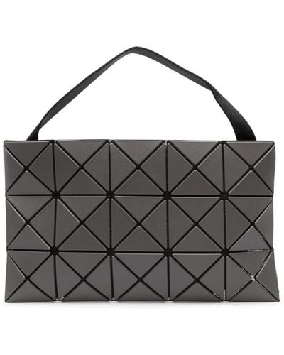 Bao Bao Issey Miyake Lucent Matte Geometric-panel Crossbody Bag - Black