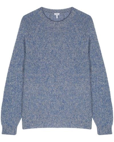 Loewe Wool Crewneck Sweater - Blue