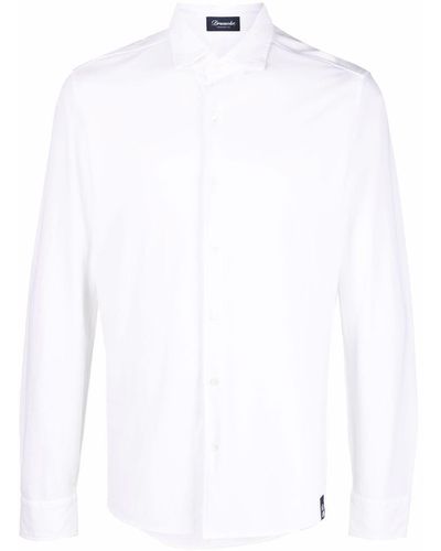 Drumohr Lightweight Cotton Shirt - White