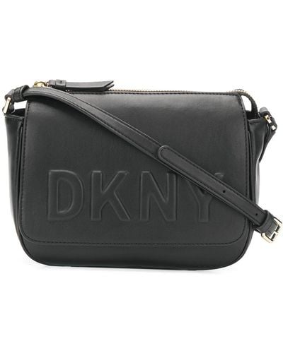 DKNY Tilly Crossbody Bag With Logo - Black