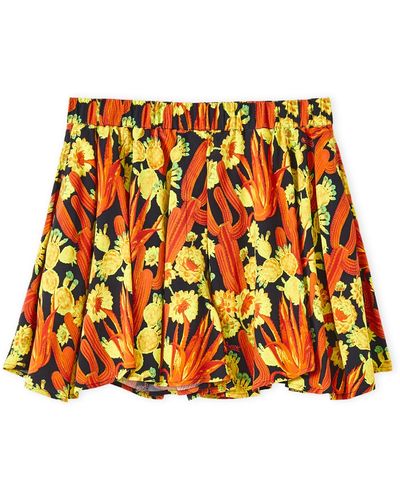 Loewe-Paulas Ibiza Printed Shorts - Orange