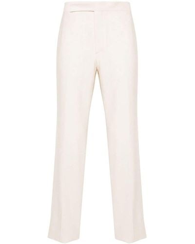 Lardini Straigh-leg Tailored Pants - Natural