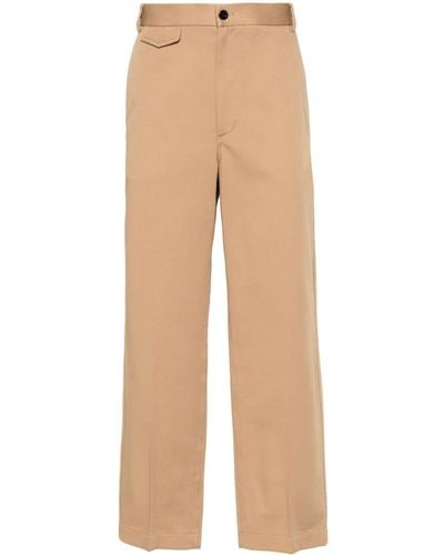 Gucci Web-detail Trousers - Natural