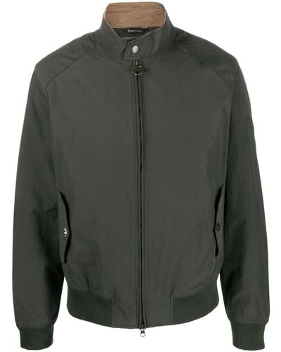 Barbour Jacket With Logo - Green