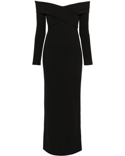 Solace London Galia Maxi Dress - Black