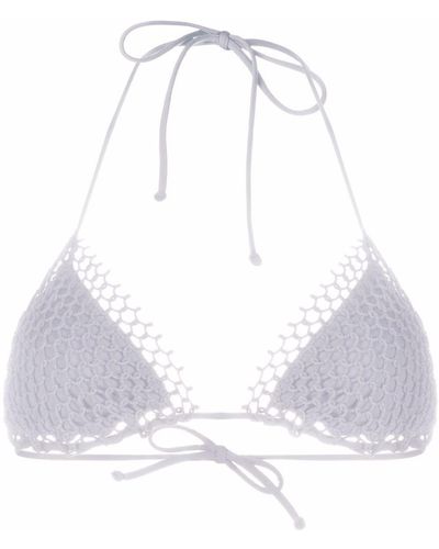 La Perla Etoile Triangle Bikini Top - White