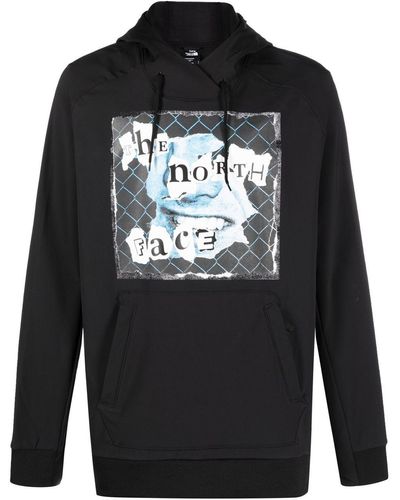 The North Face Logo-print Hoodie - Black