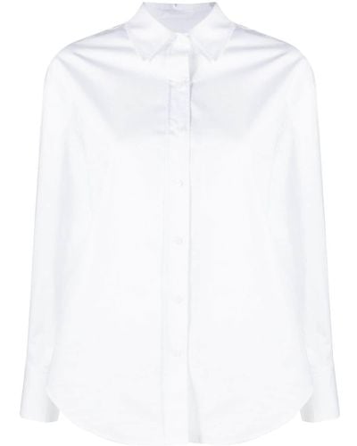 Calvin Klein Long-sleeve Cotton Shirt - White