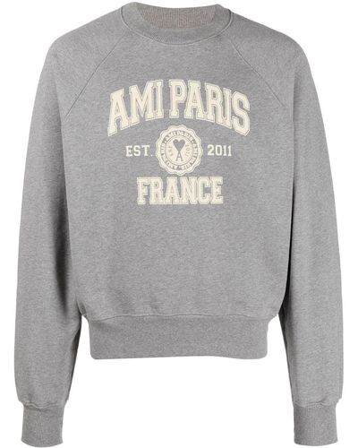 Ami Paris Sweatshirts Men Sale up to 68% off | Lyst