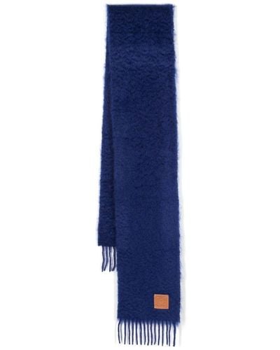 Loewe Wool Scarf - Blue