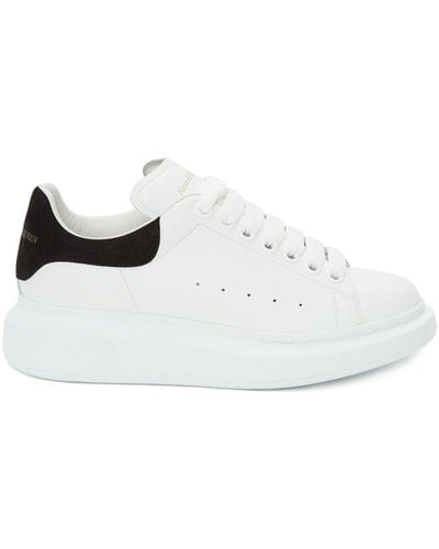 Alexander McQueen Runway Leather Sneakers - White