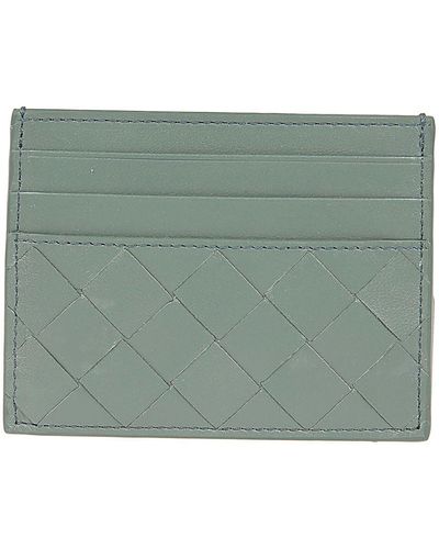 Bottega Veneta Leather Credit Card Case - Green