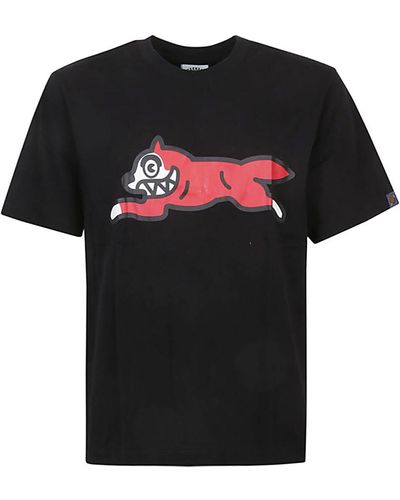 ICECREAM Running Dog Printed T-shirt - Black