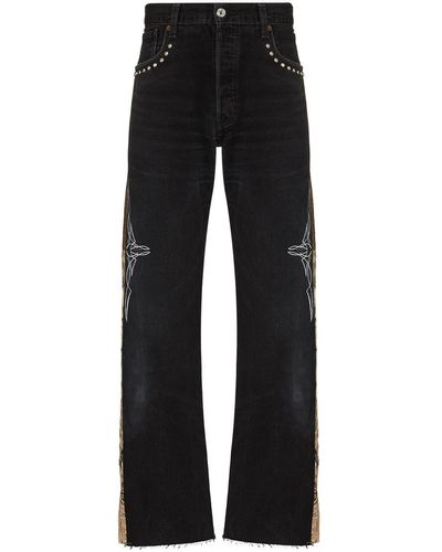 Children of the discordance Vintage All American Panelled Jeans - Black
