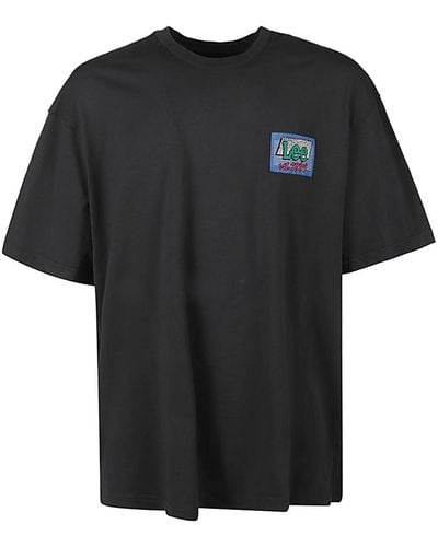 Lee Jeans T-shirt in cotone con logo - Nero