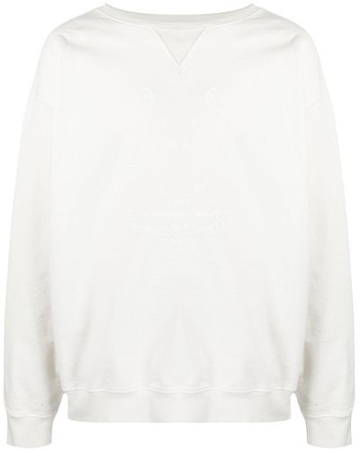Maison Margiela Cotton Sweatshirt - White