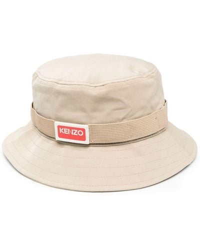 KENZO Cappello bucket con logo - Neutro