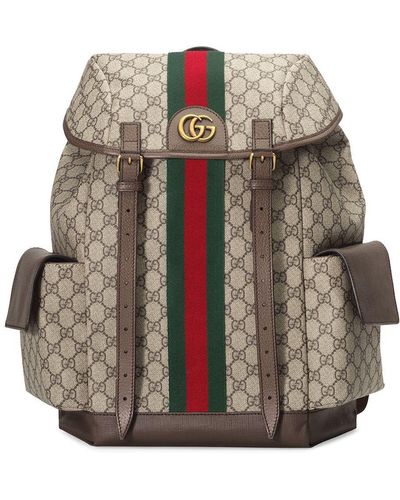 Gucci Ophidia Backpack - Brown