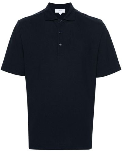 Lardini Jersey Cotton Polo Shirt - Blue
