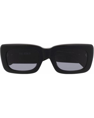 The Attico Marfa Rectangular Sunglasses - Black