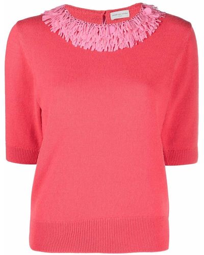 Dries Van Noten Tamsen Crewneck Sweater - Pink