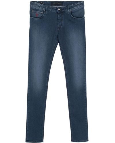 Hand Picked Mid-rise Slim-fit Jeans - Blue
