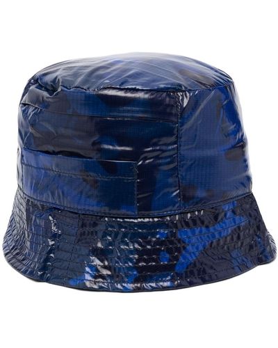 K-Way Cappello bucket pascal in nylon - Blu