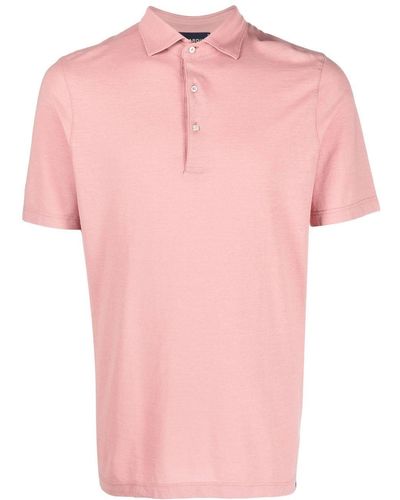 Lardini Cotton Polo Shirt - Pink