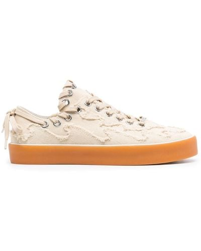 Bluemarble Layered Detailed Sneakers - White
