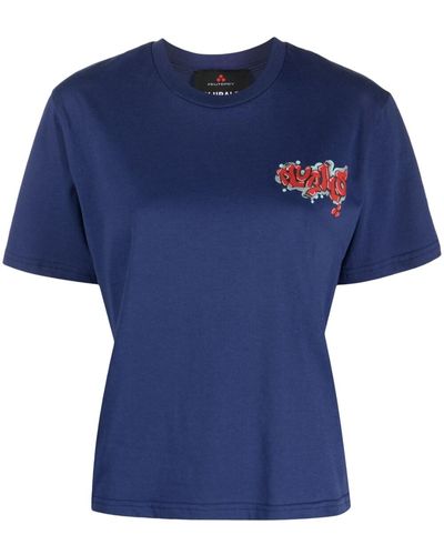 Peuterey T-shirt in cotone - Blu