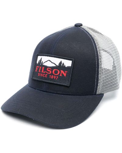 Filson Logo-patch Mesh-panel Cap - Blue