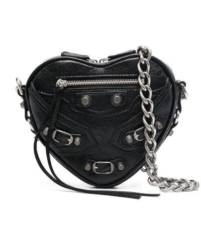 Balenciaga Le Cagole Mini Cross Body Bag - Women's - Calf Leather - Black