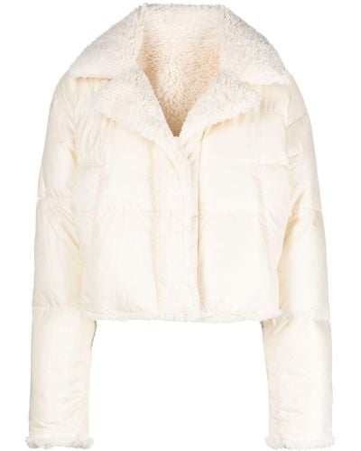 MICHAEL Michael Kors Faux-fur Cropped Jacket - White