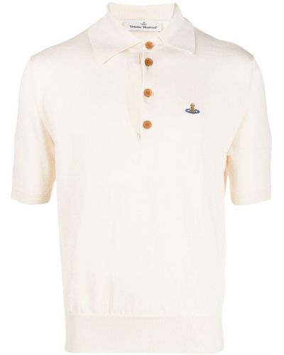 Vivienne Westwood Logo Polo Shirt - Natural