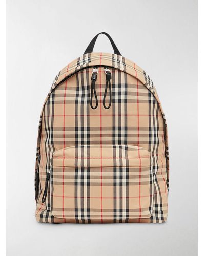 Burberry Vintage Check Motif Backpack - Multicolour