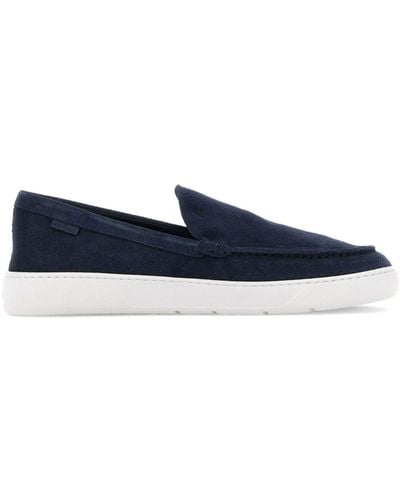 Hogan Cool Suede Loafers - Blue